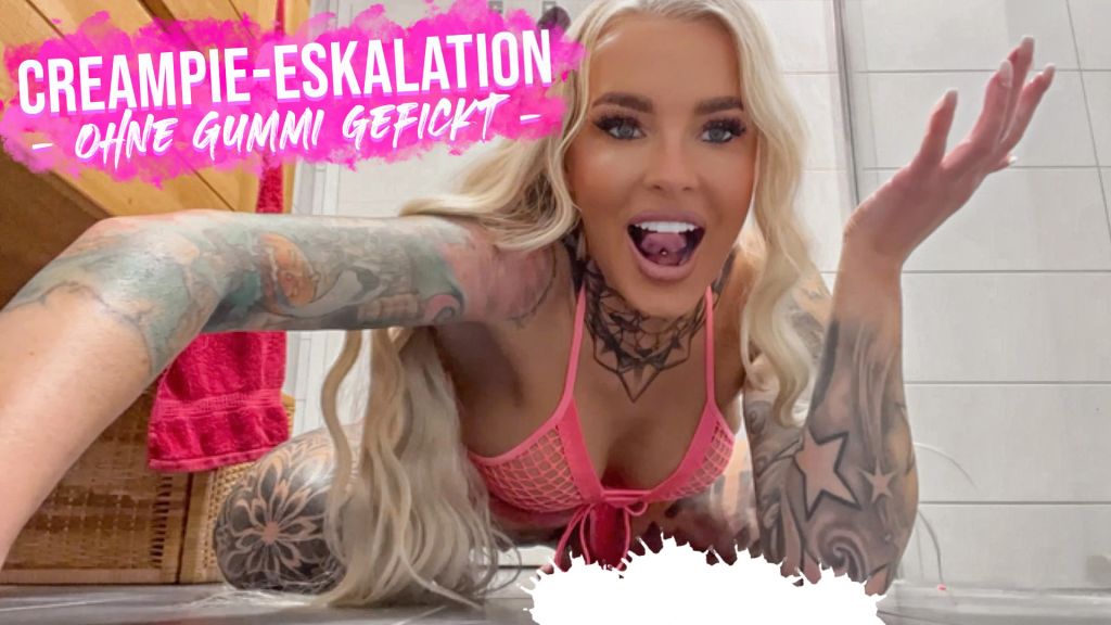 Creampieeskalation – Ohne Gummi gefickt