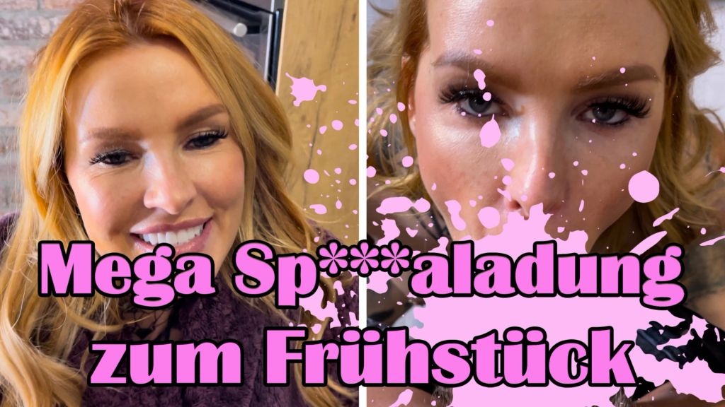 Mega Spermaladung zum Frühstück