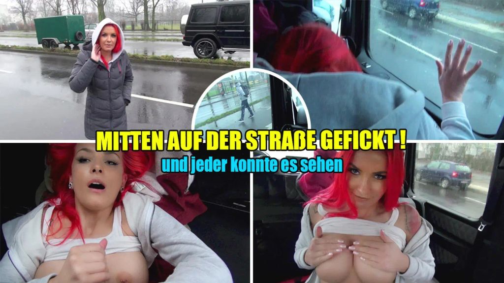 Mitten auf der Straße gefickt und jeder konnte es sehen !