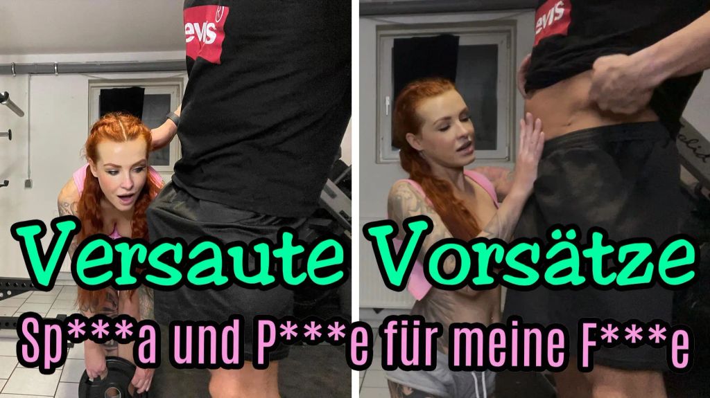 Versaute Vorsätze – Sperma und Pisse für meine Fotze